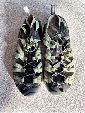 KEEN Whisper Green & Black Sport Sandals